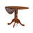 3 Piece Dining Room Furniture Set Contains a Round Kitchen Table with Dropleaf and 2 Dining Chairs, 42x42 Inch, Oak-683415034-757202510