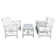 Calhoun Acacia 4 - Person Patio Conversation Sets with Cushions