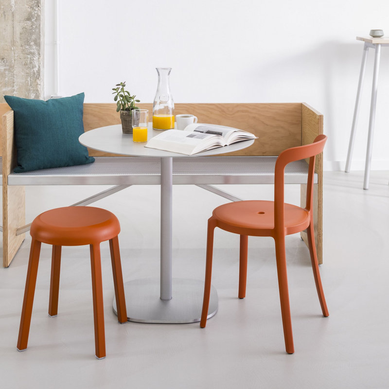 On & On Recycled PET Side Chair by E. Barber and J. Osgerby, Orange