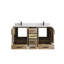 Ensemble de meuble-lavabo double 60 po Malibu-76042394-76042395