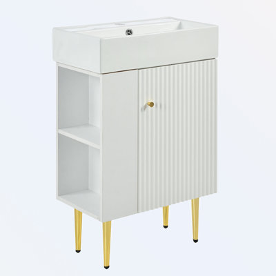 Myslym 21.6'' Single Bathroom Vanity with Top