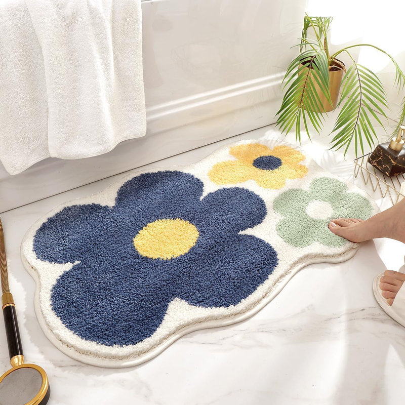 Tapis pour salle de bain Flower