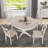 Azirah 4 - Person Extendable Pedestal Dining Set-110600789-110600793-110600794