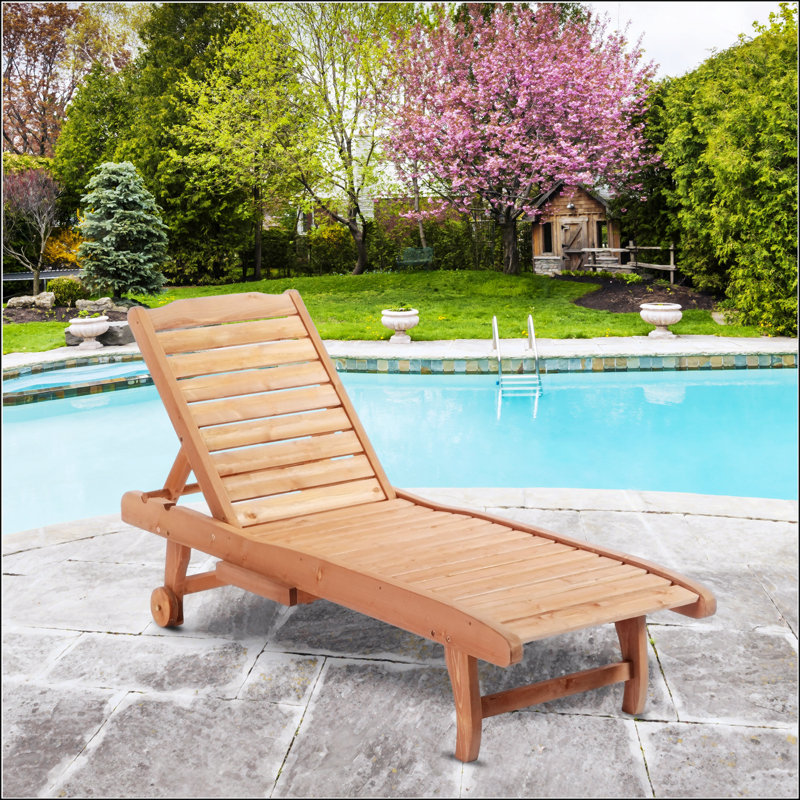 Chaise longue pour l'extérieur