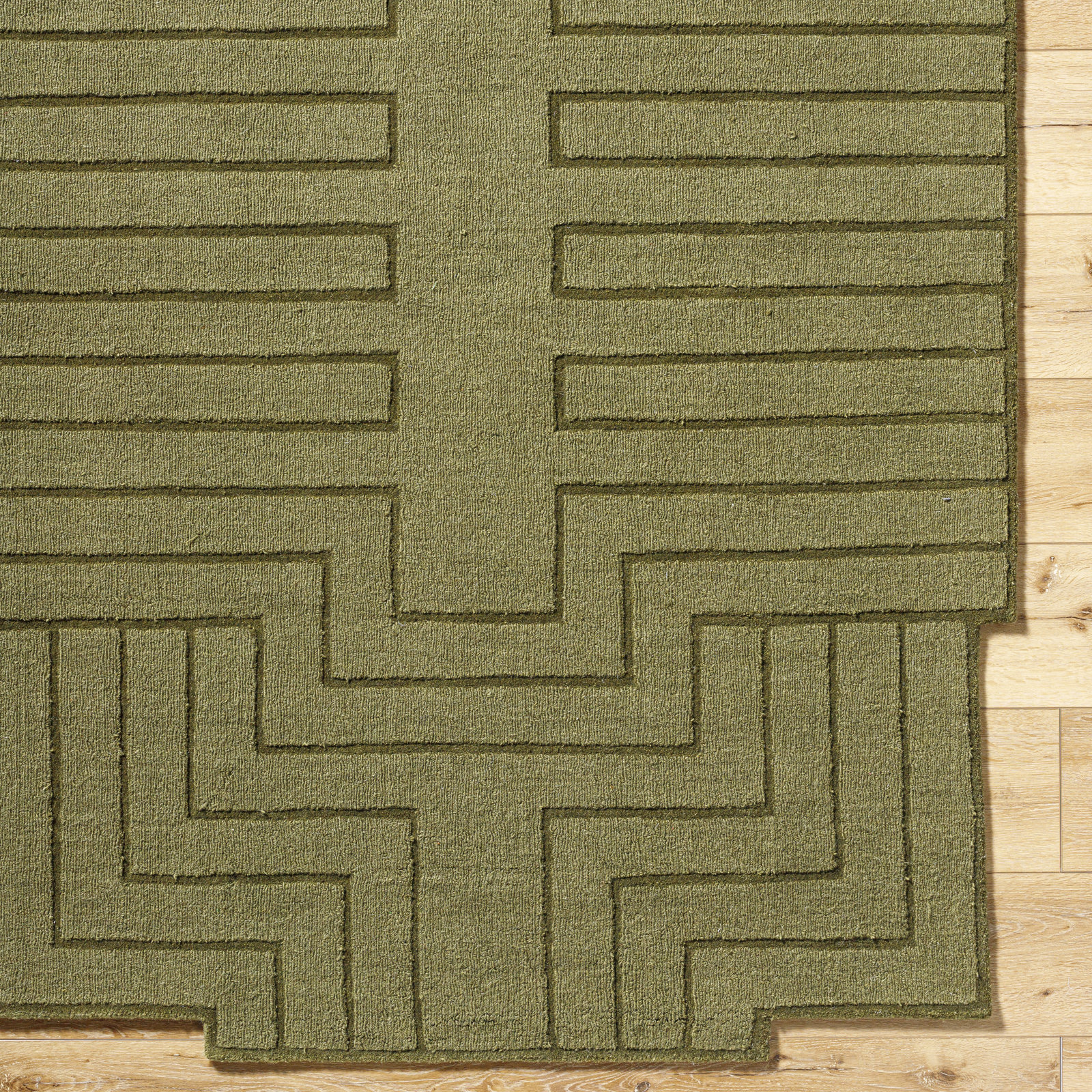 Loretto Hand-Loomed Geometric Area Rug, Novelty 9' x 12'