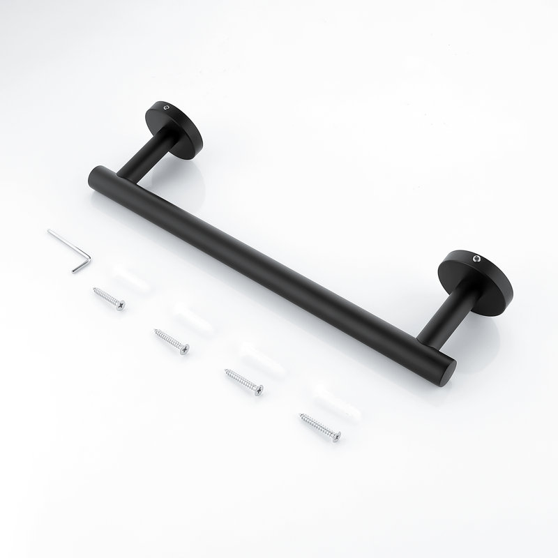 4 - Piece Bathroom Hardware Set, Matte Black