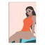 «Beach Girl», reproduction sur toile-845129946