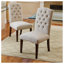 Chaise d'appoint rembourrée et capitonnée Éthylène-2044165791-2032930418