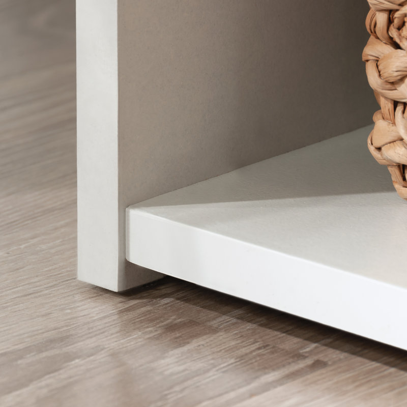 Bibliothèque standard Arisztid, Blanc, (5 tablettes) H 71,18 po x l 24,5 po x P 11,5 po