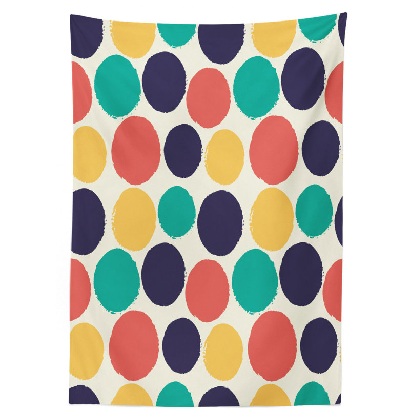 Abstract Tablecloth, 70" L x 52" W