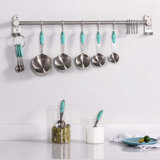 10 Piece 18/8 Stainless Steel Measuring Cups and Spoons Set, Upgraded Thick Handle Design
