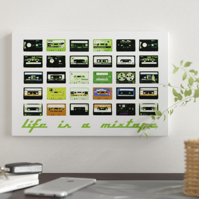 «Mixtape» par Steez, reproduction d'art sur toile tendue