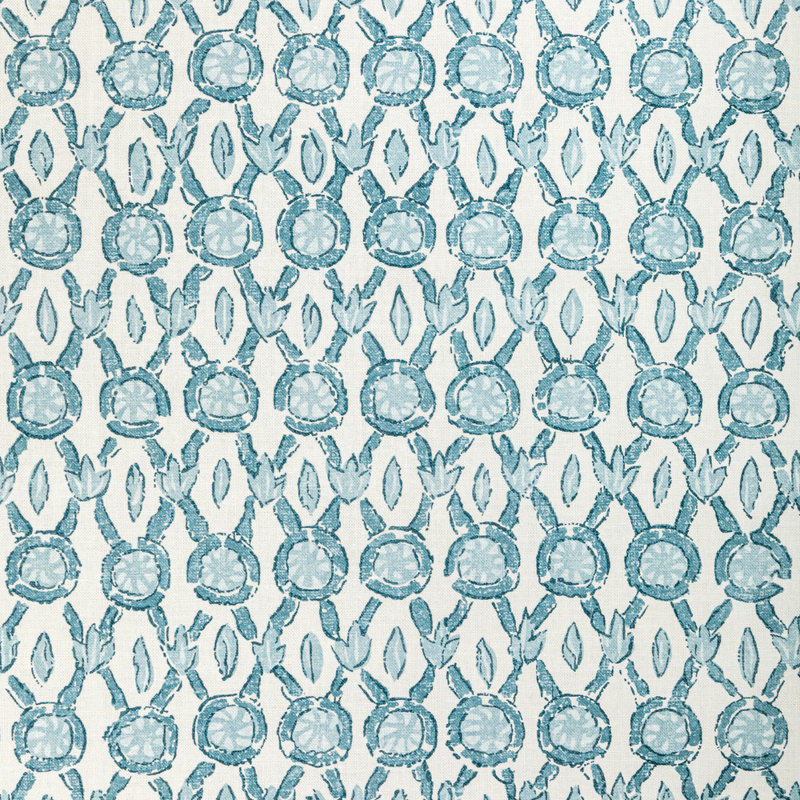Manoir Galon 100% Cotton Performance Fabric, Aqua