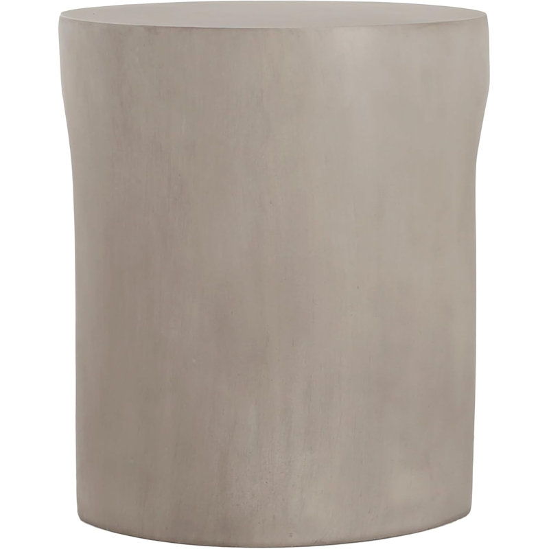 Outdoor MGO Round With U-Shape Side Table