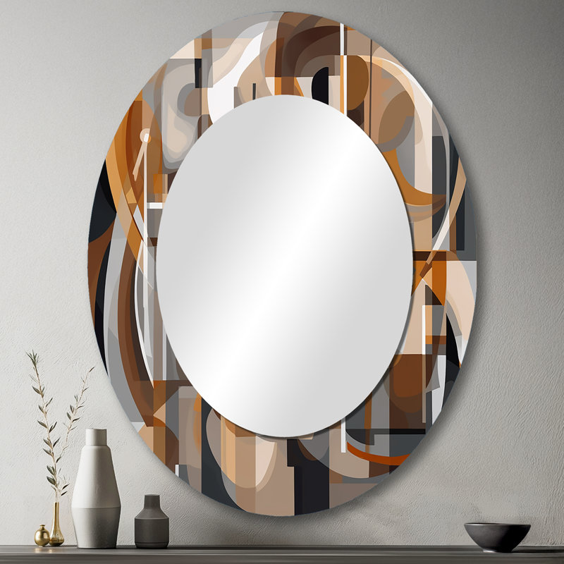 Décoration murale abstraite Exploration Tranquility I - Gris, 43 po x 33 po