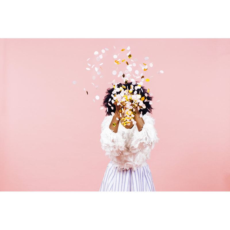 Confetti Burst - Wrapped Canvas Print, 81cm H x 122cm W x 3.8cm D