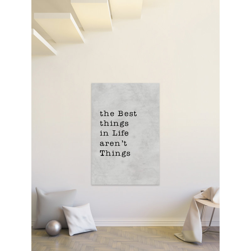 " Best Things Aren ", 60" H x 40" W x 1.5" D
