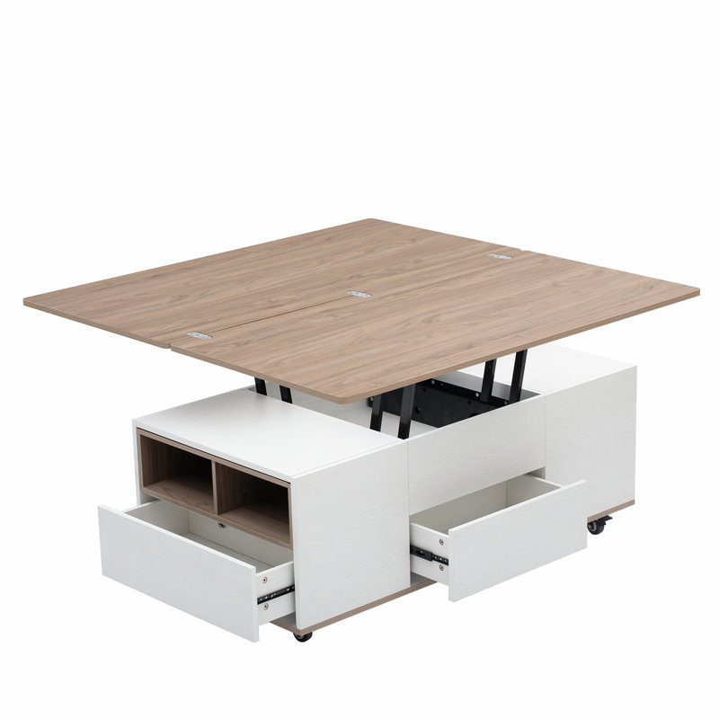 Table basse à plateau relevable