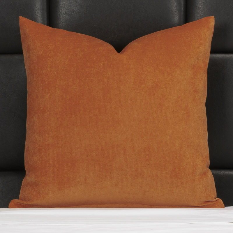 Wein Pillow Cover & Insert, Orange, Square 30", Polyester