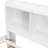 Full Bed With Storage Headboard And Under - End White Size Bookcase Headboard, Underbed Case-850527110