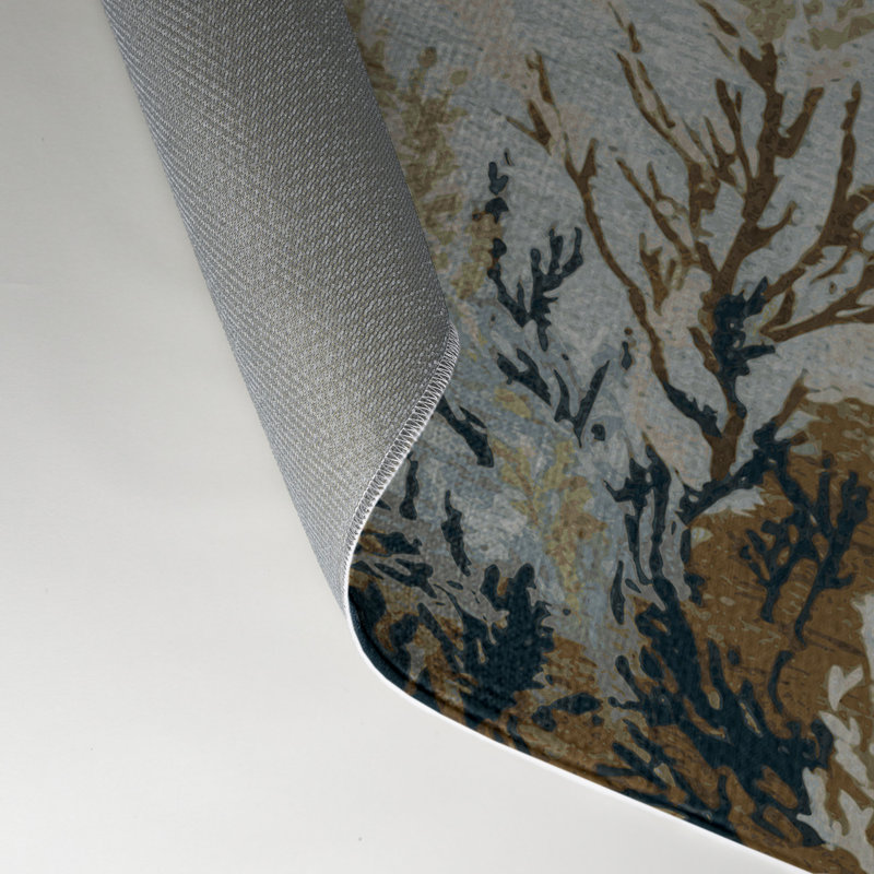 Tapis d'intérieur et d'extérieur brun Nature, Rectangle 5 pi x 7 pi