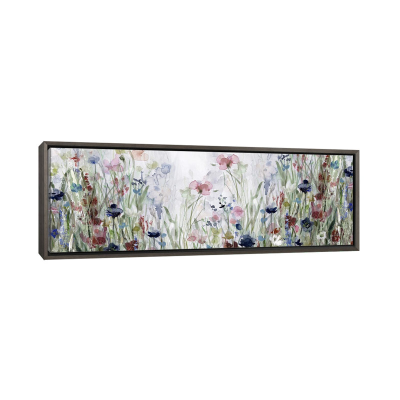 «Wildflower Fields On Canvas» par Carol Robinson, reproduction, H 20 po x l 60 po x P 1,5 po