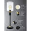 Ensemble de lampes torchère 24 po Lievin