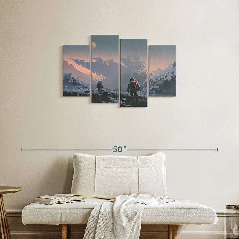 Oberle Astronauts, 22" H x 36" W