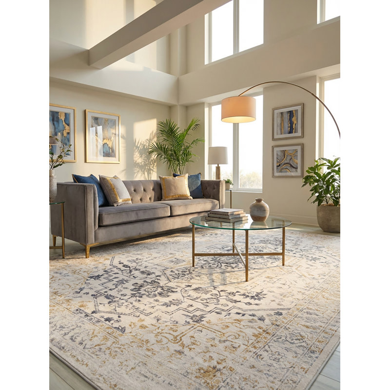 Tapis rectangulaire Lashe, Rectangle 4 pi x 6 pi
