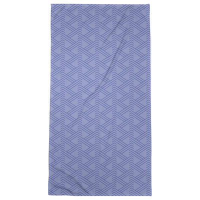 Serviette de bain zigzag classique