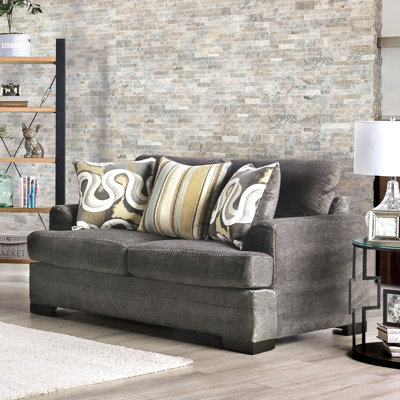 Alberta 70" Chenille Recessed Arm Loveseat
