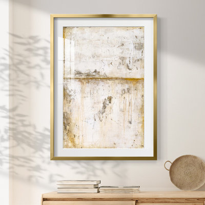 White Serene -Framed Print