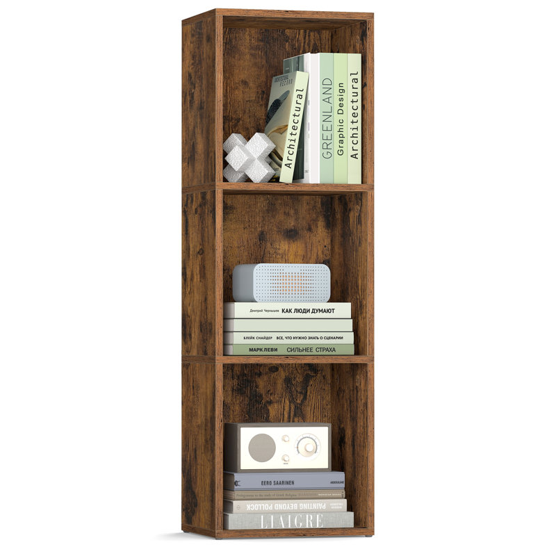 Bookshelf, Bookcase, Storage Shelving Unit, Display Shelf, Open Compartments, 24 X 30 Cm, Living Room, Home Office, Bedroom