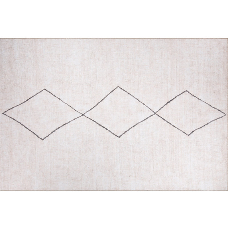 Premium 100% Polyester Area Rug, 6.9 x 10.2 ft | 1850 g/m², 0.2 in Pile Height | Recycled Poly Cotton Underside | Machine Washable at 30°C | Soft, Durable, Eco-Friendly Design for Modern Living Spaces
