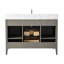 Meuble-lavabo simple 48 po avec plateau en marbre-105275174-105275171