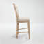 Chaises de bar à hauteur française, rembourrées avec dossier rond, techniques de tréfilage et de sculpture, démontables pour le salon, la cuisine et le restaurant