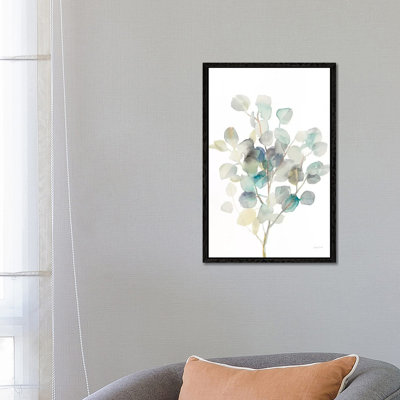 Eucalyptus III White by Danhui Nai - Print on Canvas