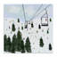 «Ski Lift & Slopes», art mural sur toile par Ashley Singleton-12021461