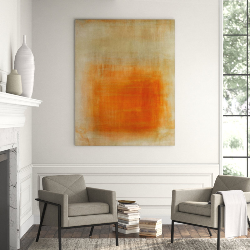 Subtle Appearance I Painting by Sofia Fox, Image Brush Gel, 68" H x 54" W x 1.5" D