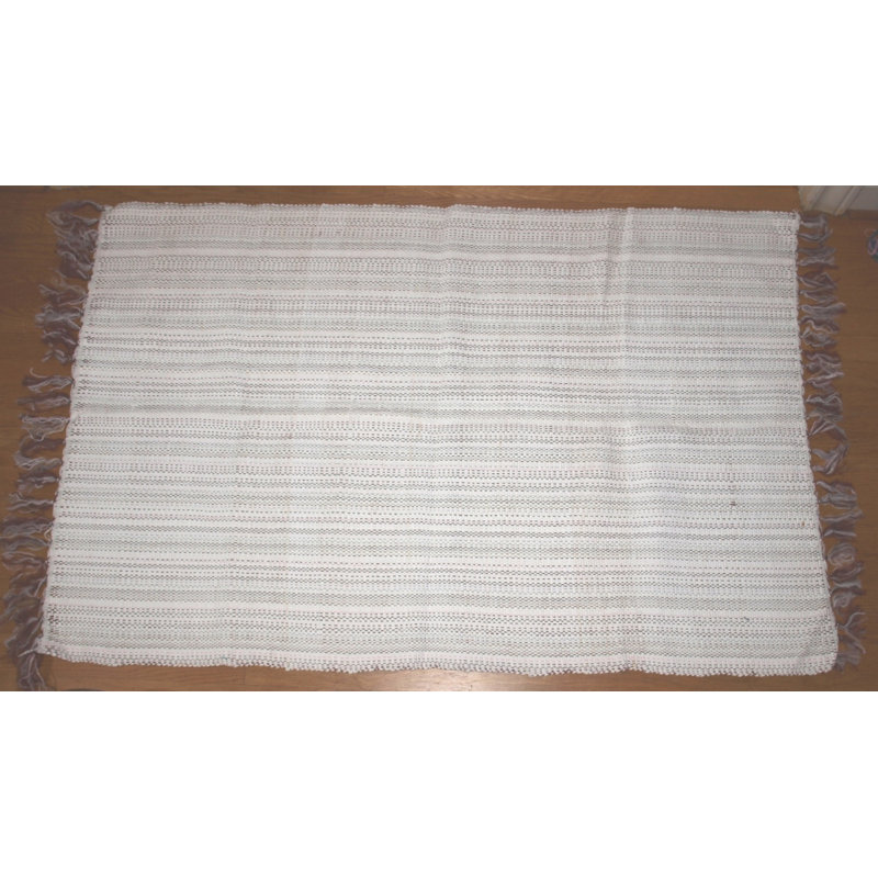 Batesville Cotton Plaid Indoor Rug, 3.83' x 5'