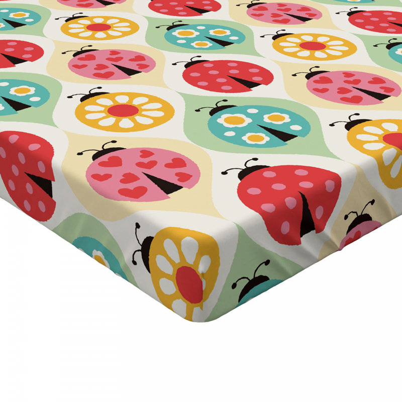 Microfiber Geometric Fitted Sheet, Full Fitted Sheet
