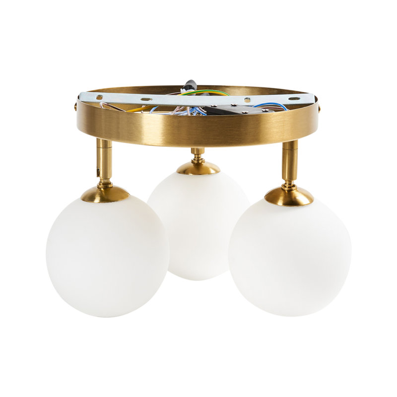 MAVILLA 3 - Light Brass Geometric Pendant
