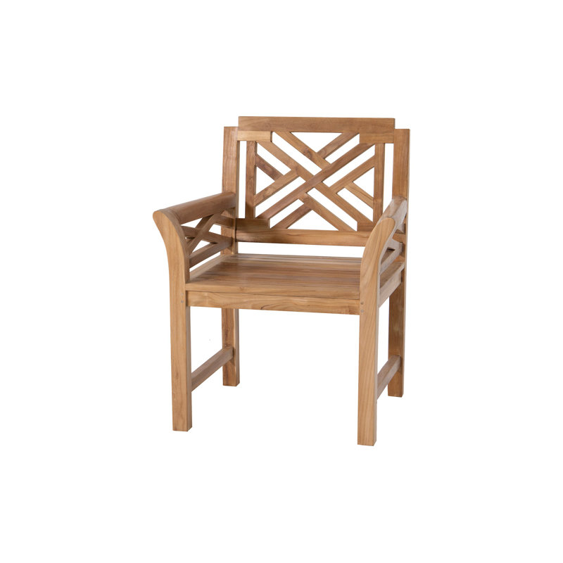 Monterey Fabric Mission Back Arm Chair, Sapphire
