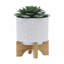 PLATEAU 5 "AVEC SUPPORT CHEVRON, BLANC