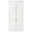 Armoire de cuisine autoportante 35,5 x 17,6 x 70,9 pouces, armoire de rangement haute avec 4 portes, 2 tablettes de porte, 8 plateaux coulissants et tablette réglable pour la salle à manger, blanc-866364530