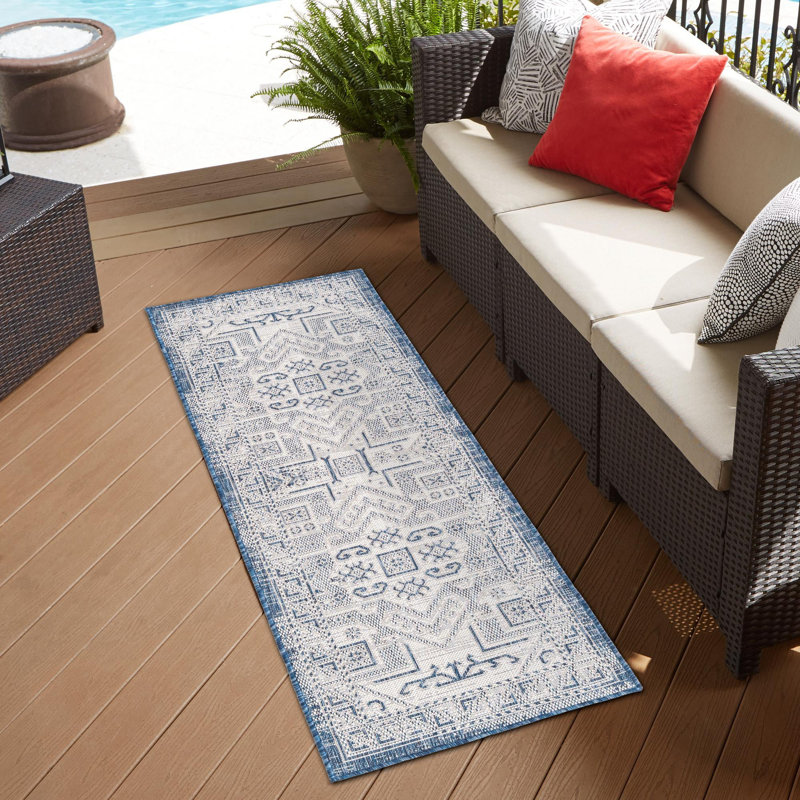 Tapis d'extérieur couleur ivoire, Tapis de couloir 2 pi x 6 pi