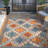  Dorado Devotion Geometric Beige Indoor/Outdoor Hi-Lo Area Rug-69669016