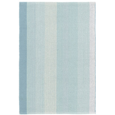 Shore Stripe Handwoven Cotton Rug