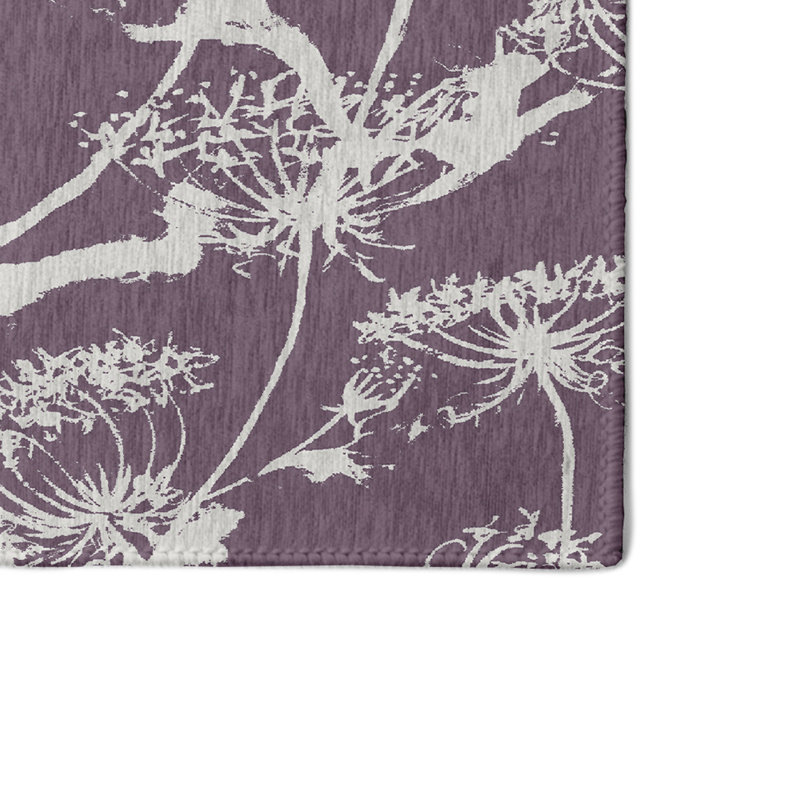 Alvordton Chenille Floral Indoor Rug, Rectangle 2' x 3'