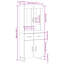 Kalona 69.5cm Sideboard-255535857